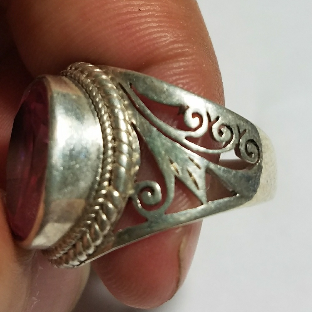 925 sterling silver handmade ring - Picture 2 of 4